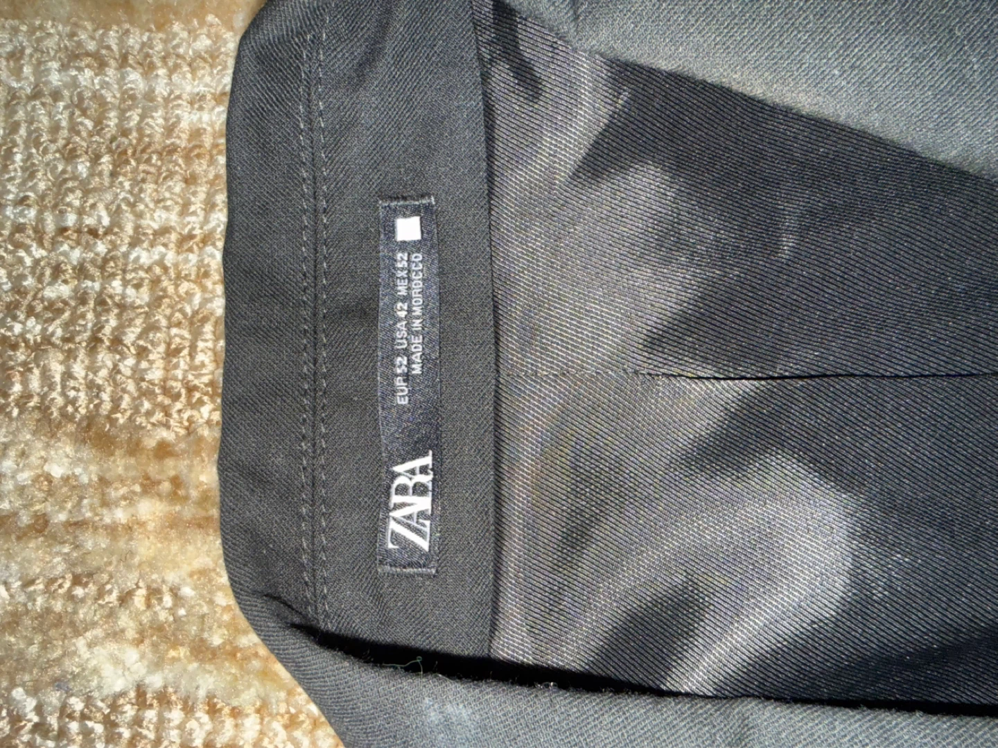 Zara Black Suit Jacket and Pants Set - photo 4