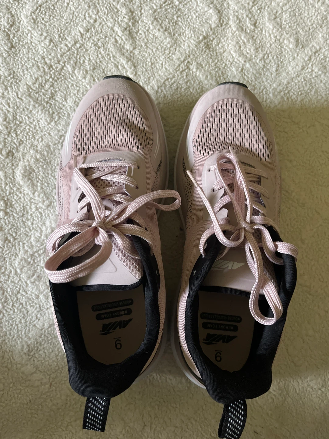 Avia Pink Memory Foam Athletic Shoes - Size 9