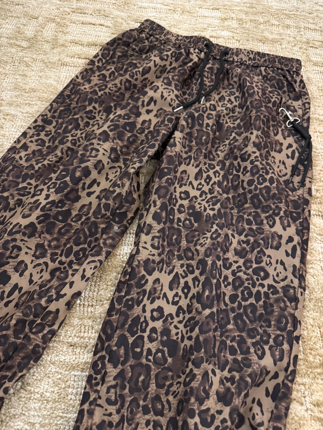 Leopard Print Jogger Pants
