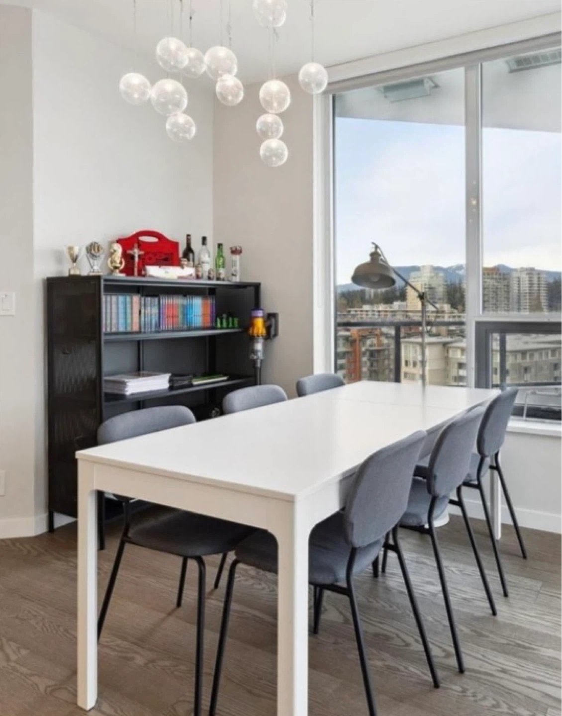 IKEA Set of 2 Grey Dining Chairs - photo 3