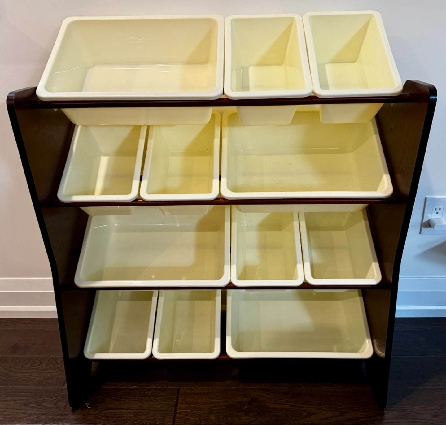 Multi-bin Toy Organizer Shelf