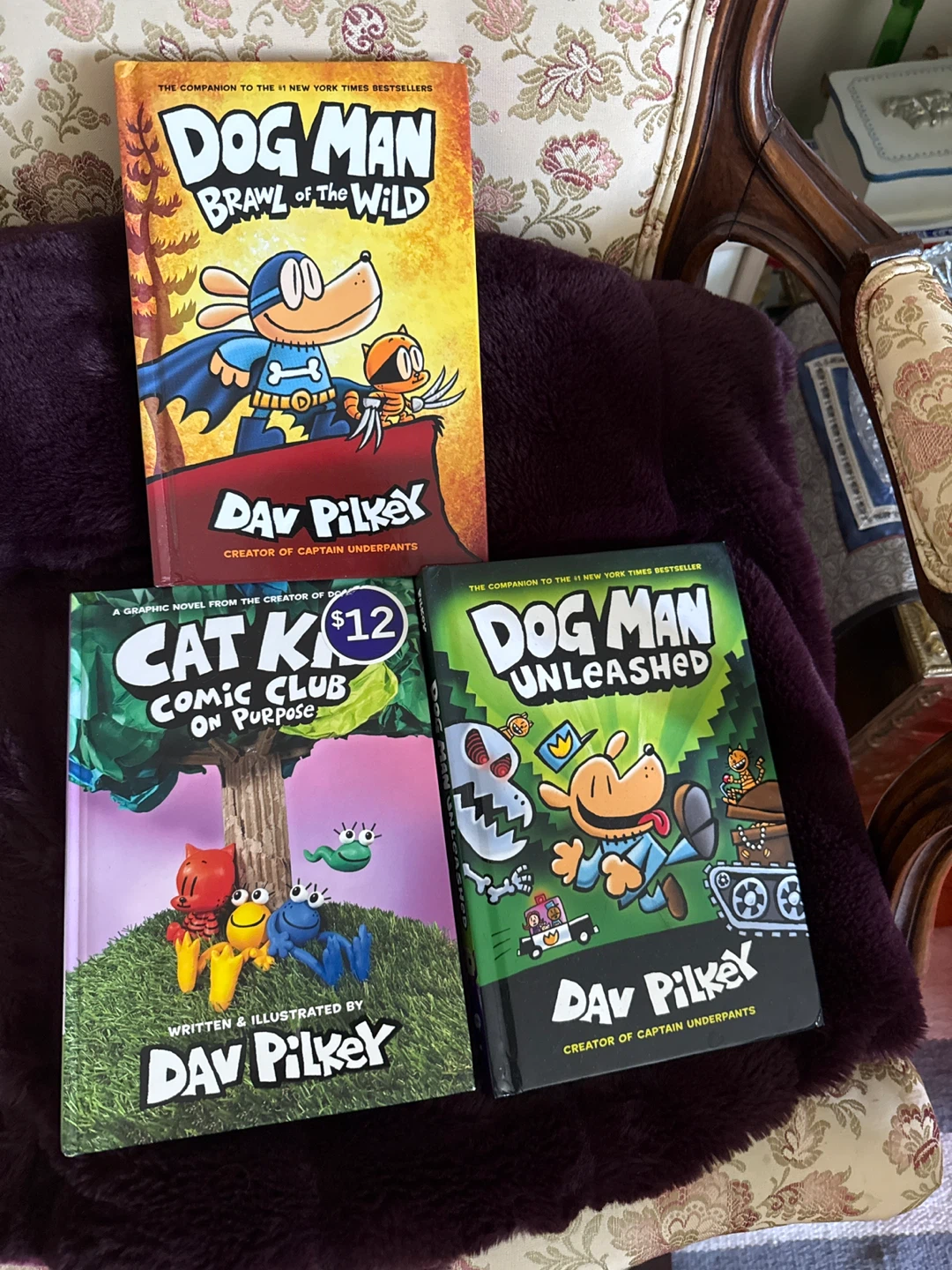 Dog Man Graphic Novels and Cat Kid
