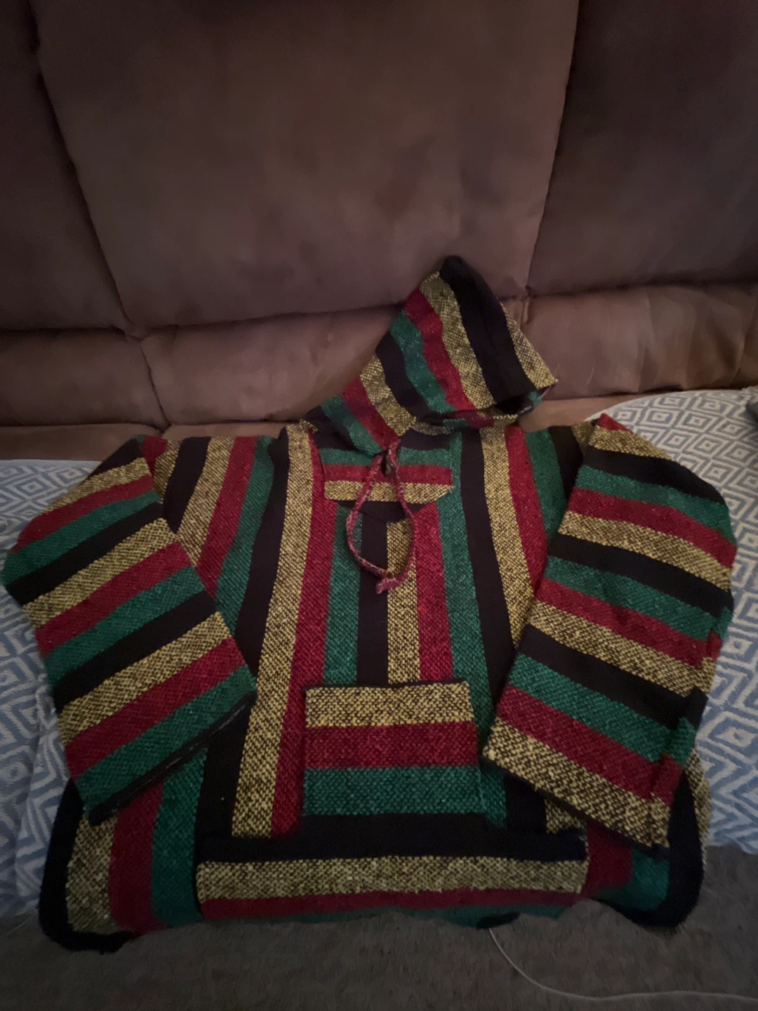 Baja Hoodie Striped Pullover