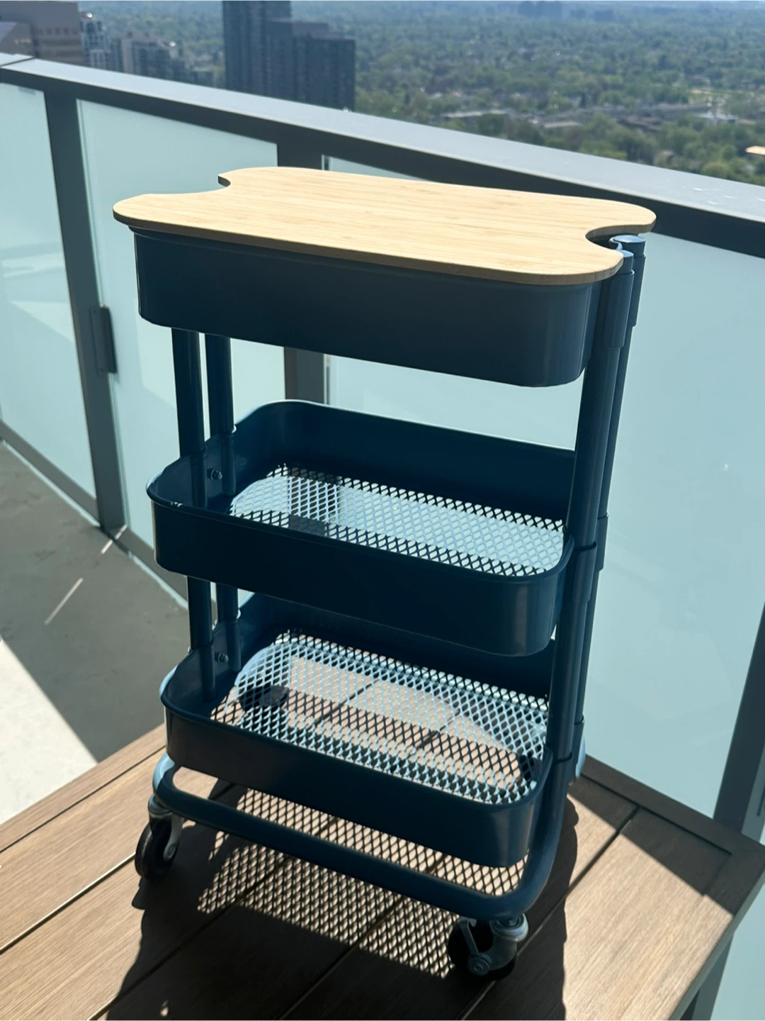 IKEA RÅSKOG Utility Cart - Gray-Blue