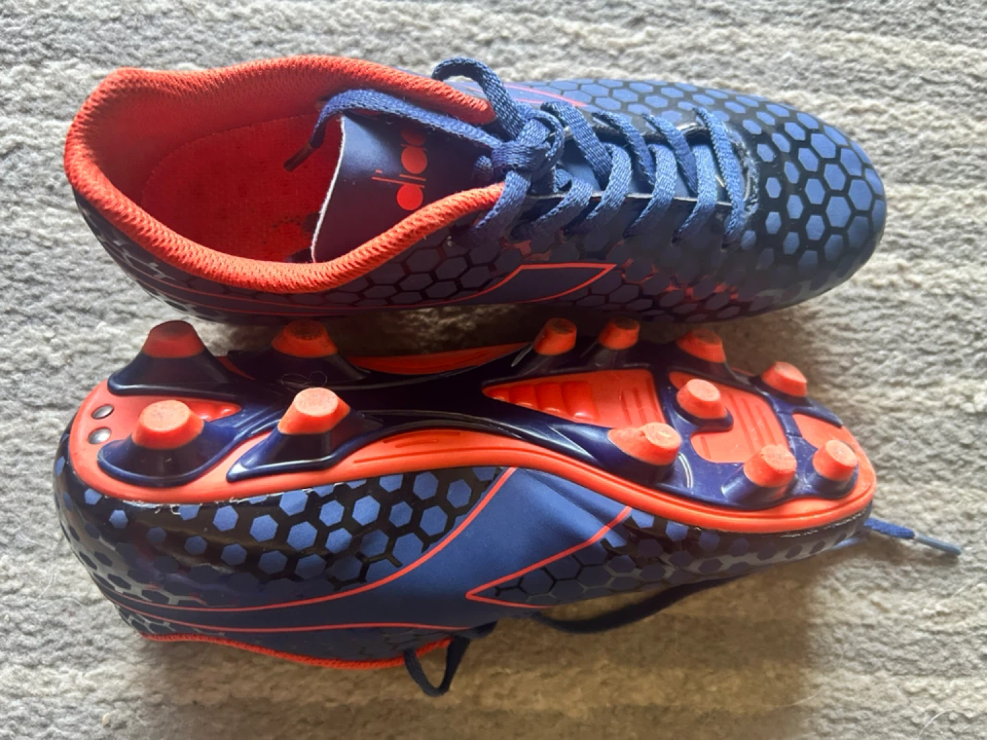 Diadora Soccer Cleats - Blue and Orange - photo 4