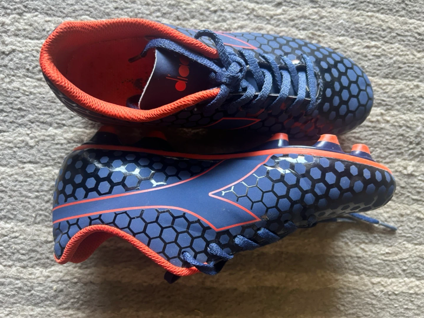 Diadora Soccer Cleats - Blue and Orange - photo 5