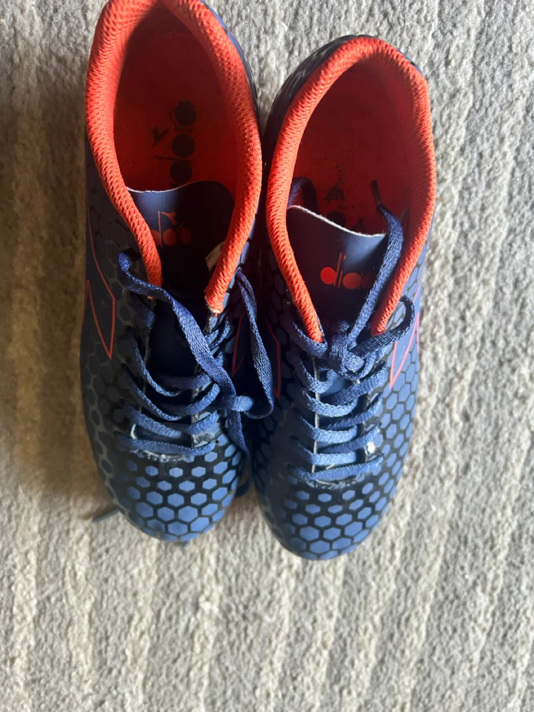 Diadora Soccer Cleats - Blue and Orange - photo 3