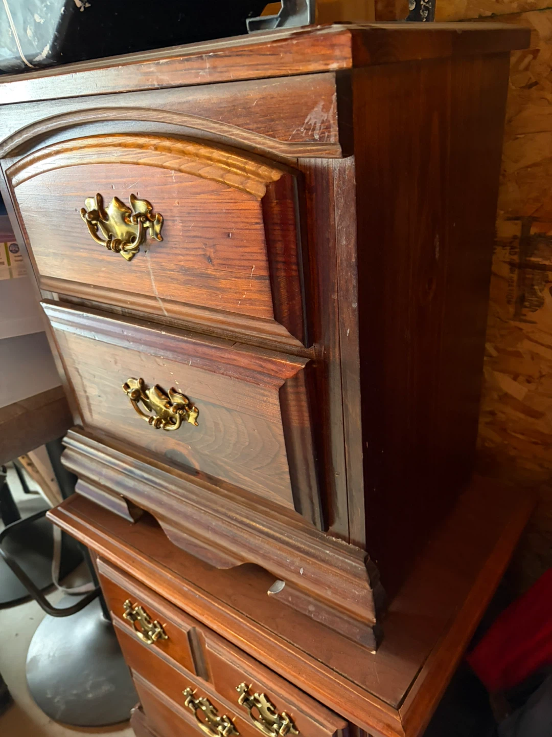 Wooden Dresser with Brass Handles - photo 3