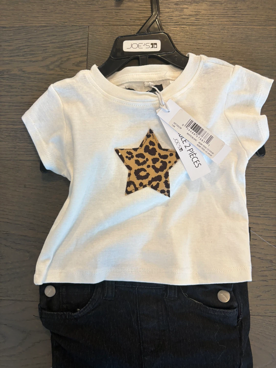 Joes designer 2 piece girls outfit 12M NWT ret $69 - photo 3