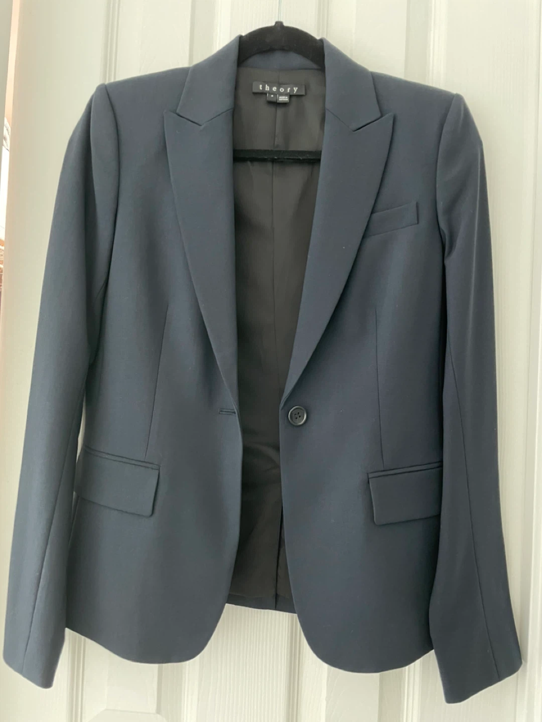 Theory navy skirt suit - photo 2