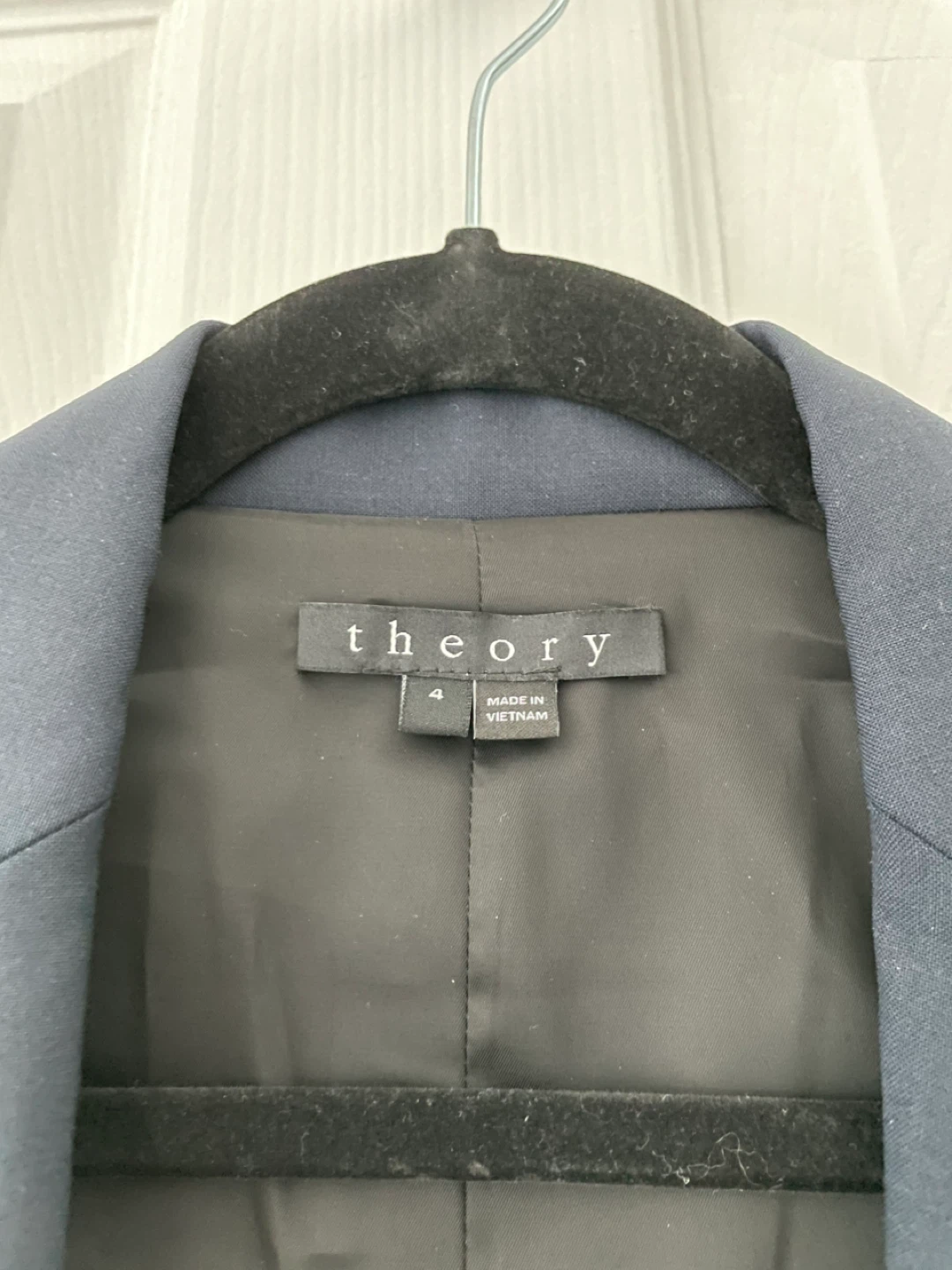 Theory navy skirt suit - photo 5