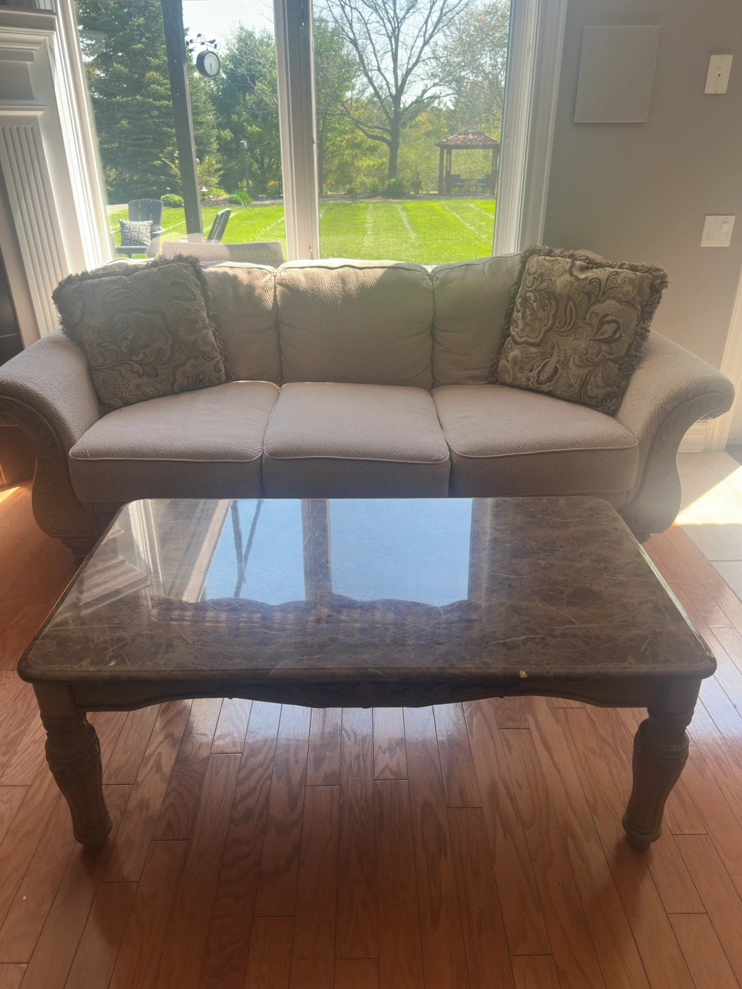 Antique Couch and Tables Set