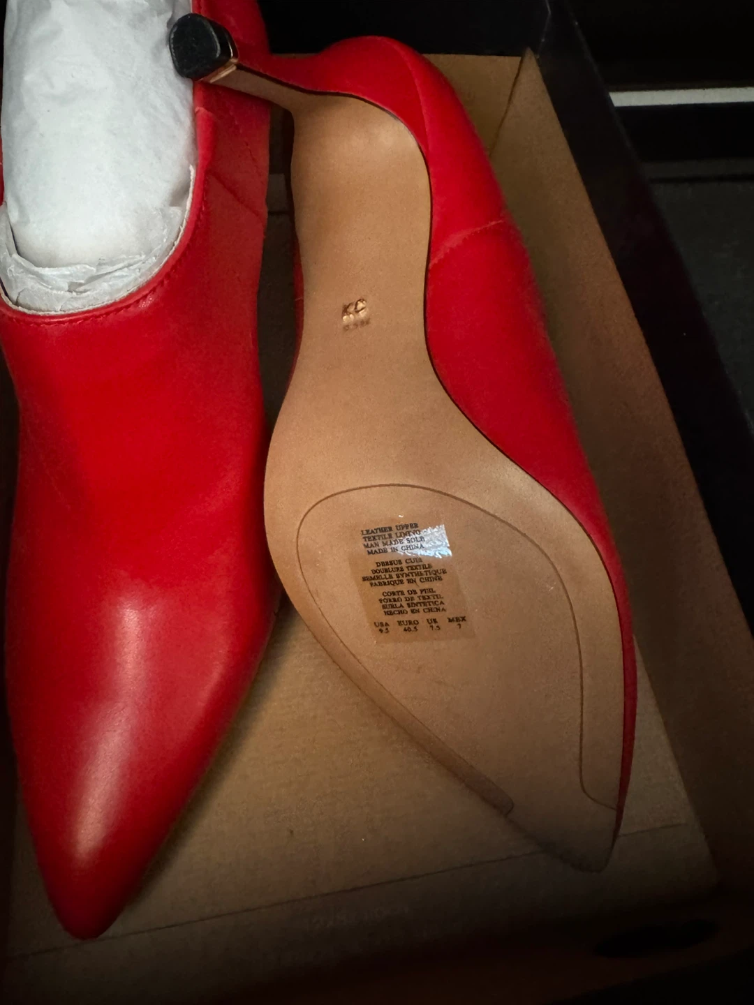 Kenneth Cole Magella Red Heeled Booties Size 9.5 - photo 2