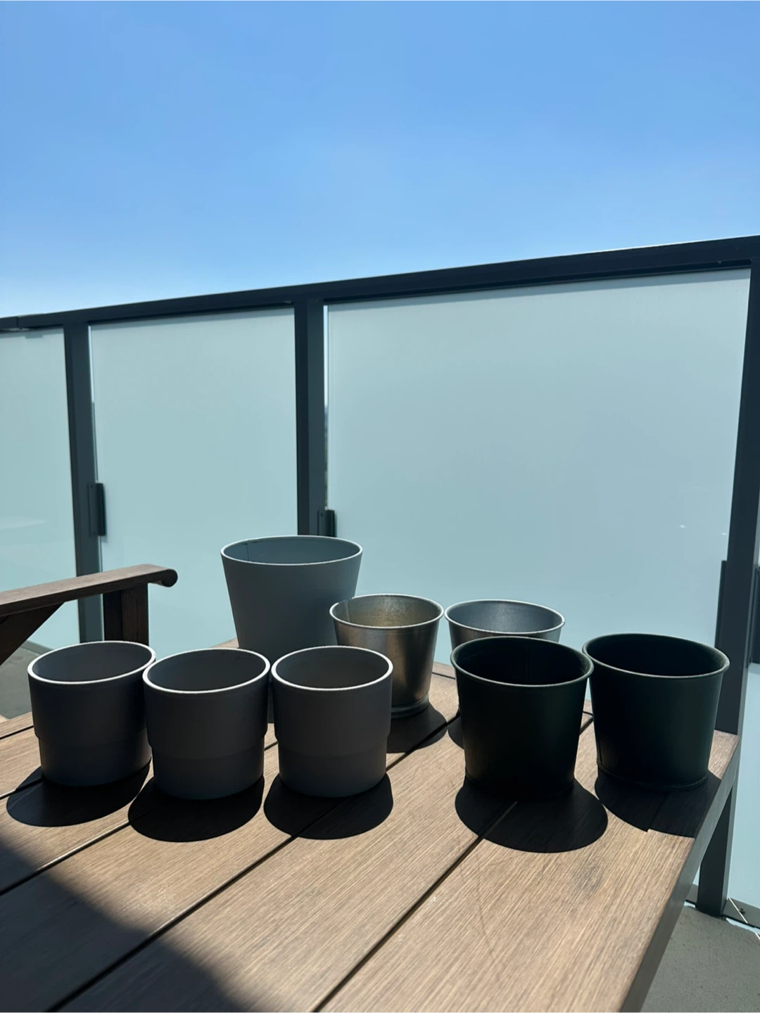 Set of 8 IKEA Plant Pots