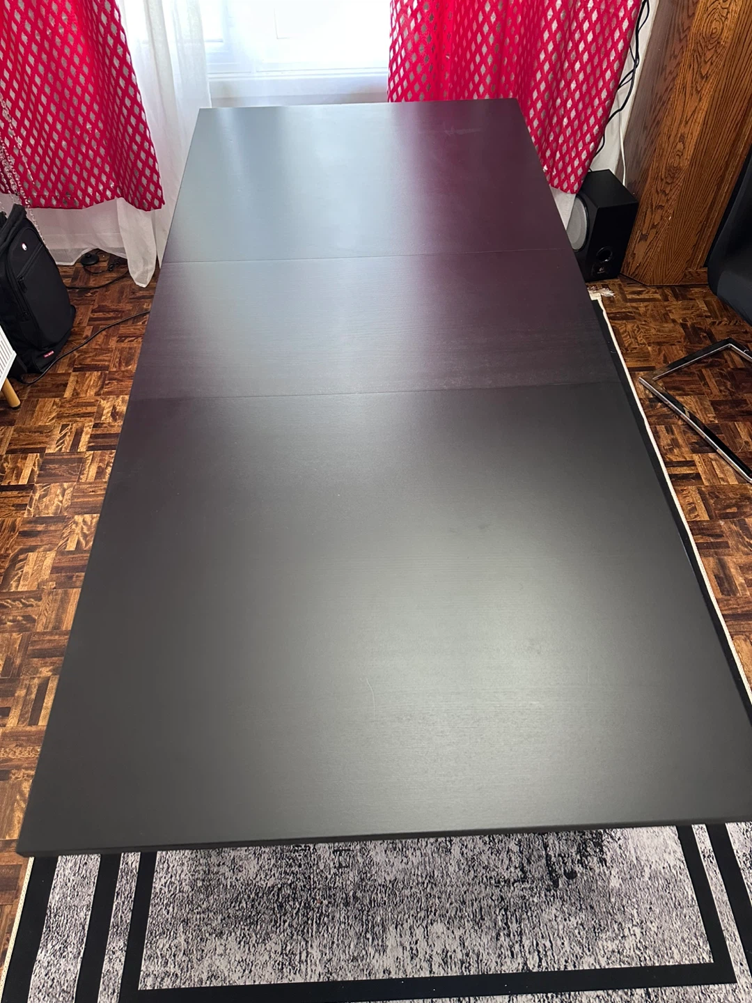 Black Extendable Dining Table - photo 4