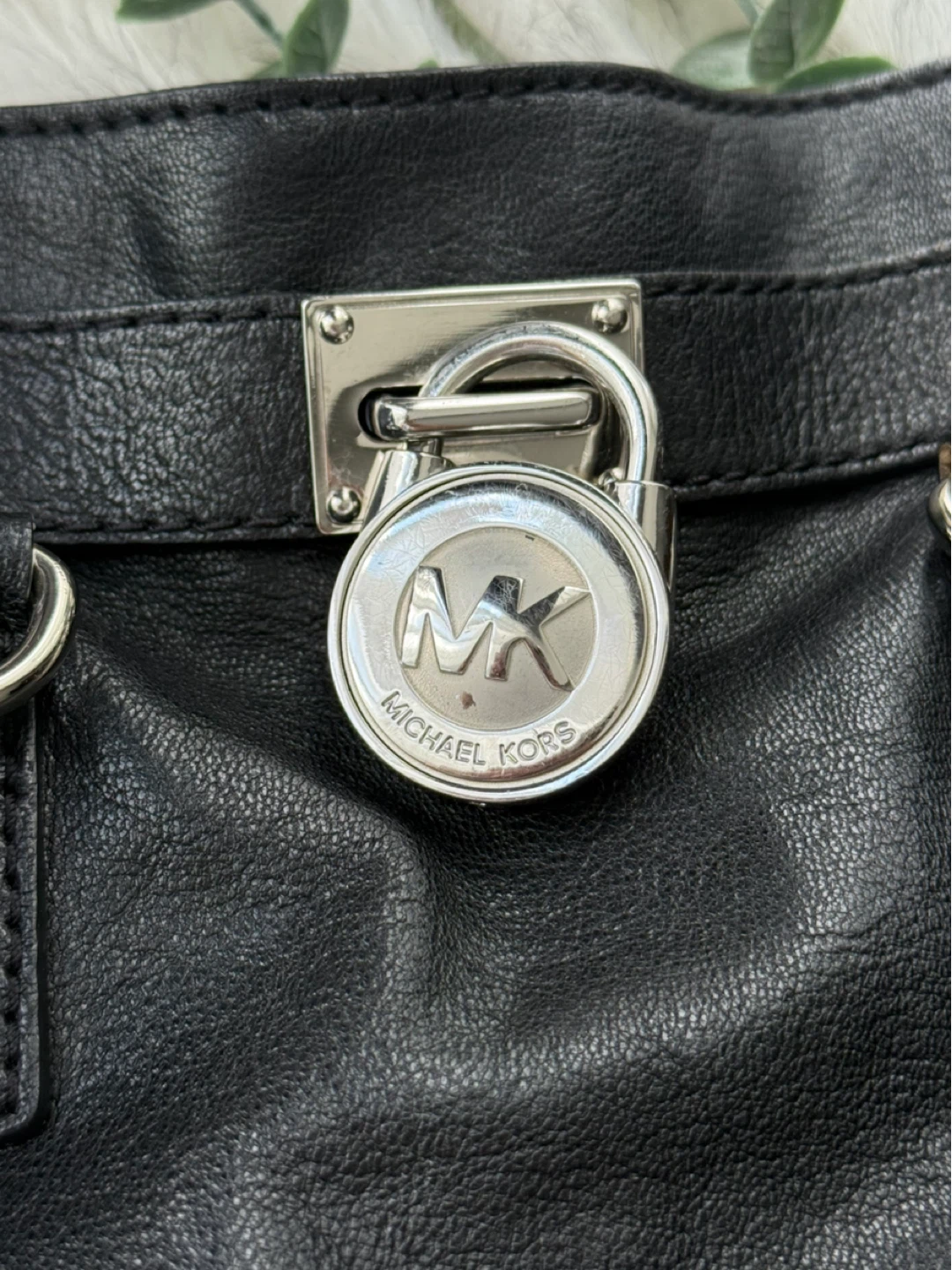 Michael Kors Black Leather Satchel Handbag - photo 2