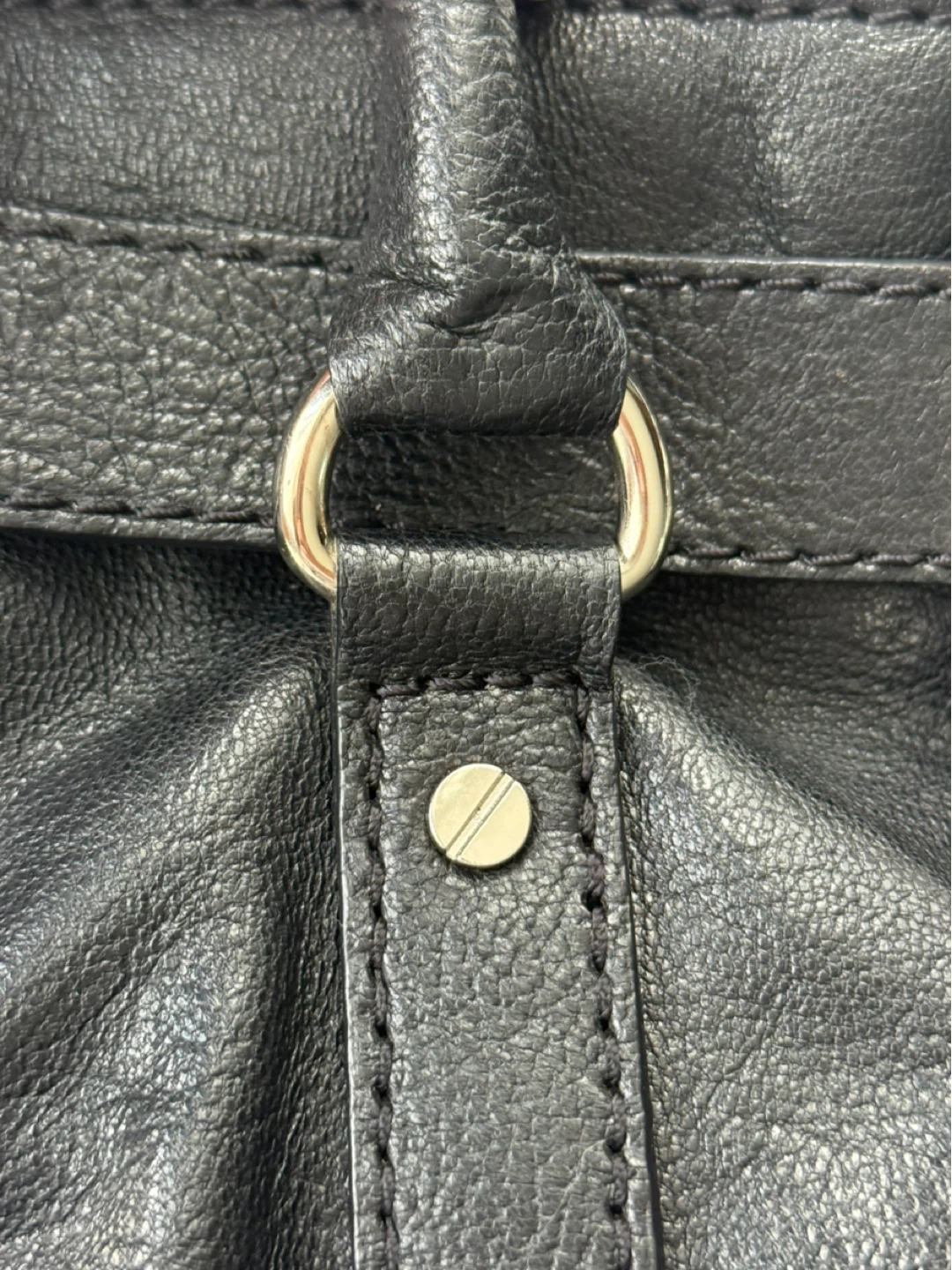 Michael Kors Black Leather Satchel Handbag - photo 3