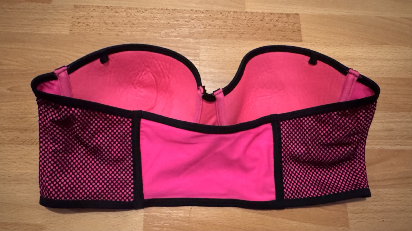 Ardene Swim Strapless Swim Top - Pink - Size L - photo 2