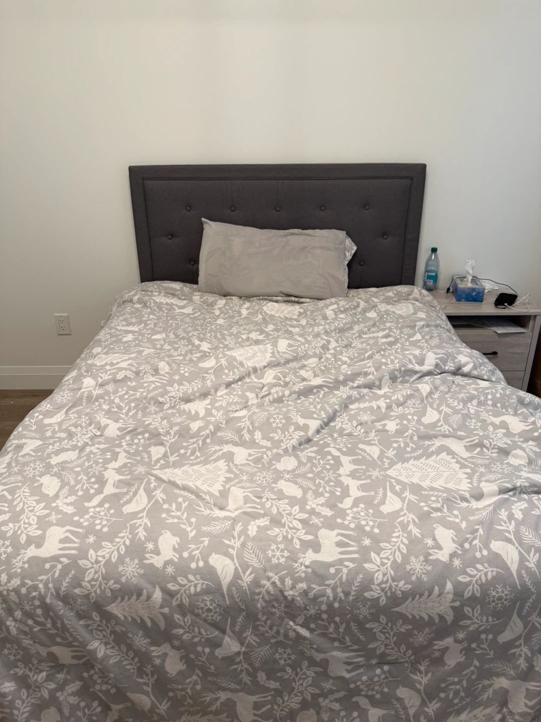 Full size bed and mattress