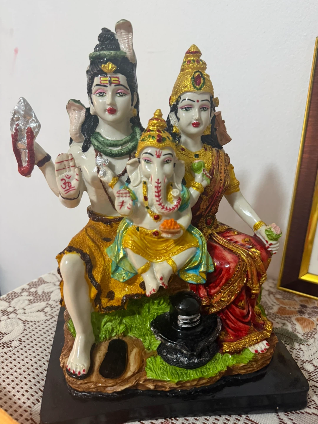 Shiva Family Statue with Ganesha