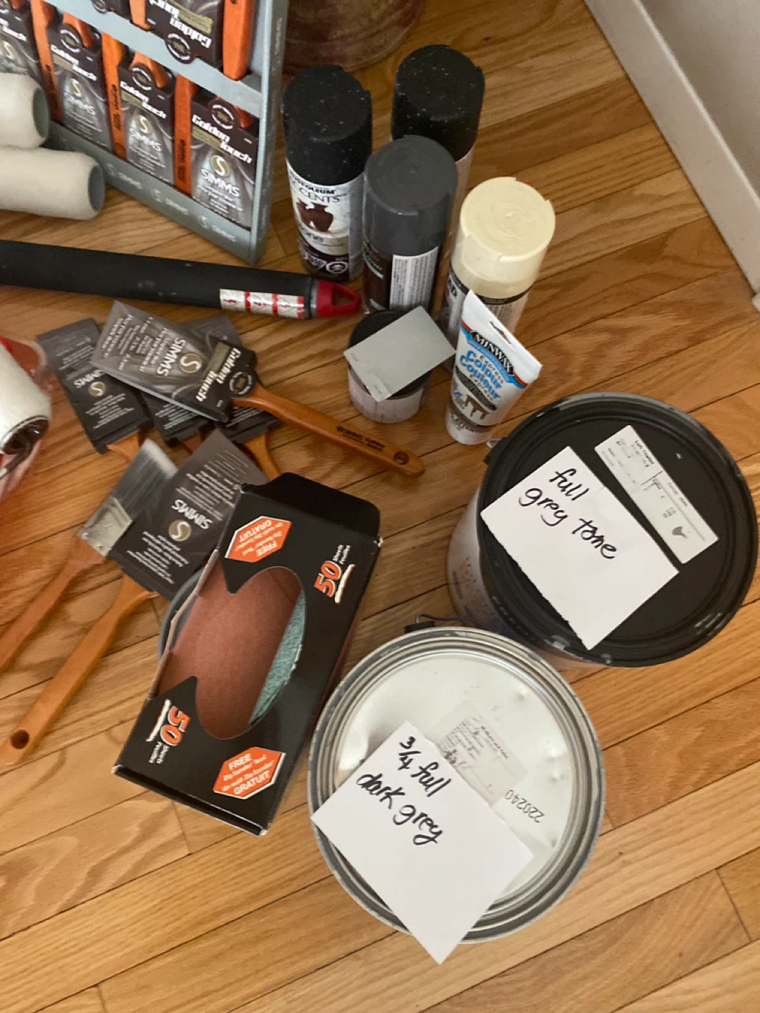 Assorted Painting Supplies with Simms Rollers - photo 2