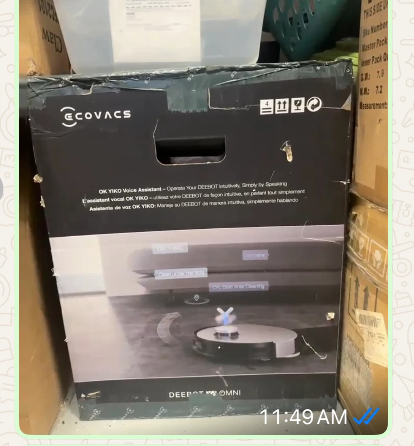 ECOVACS DEEBOT T20 OMNI Robot Vacuum and Mop - photo 2