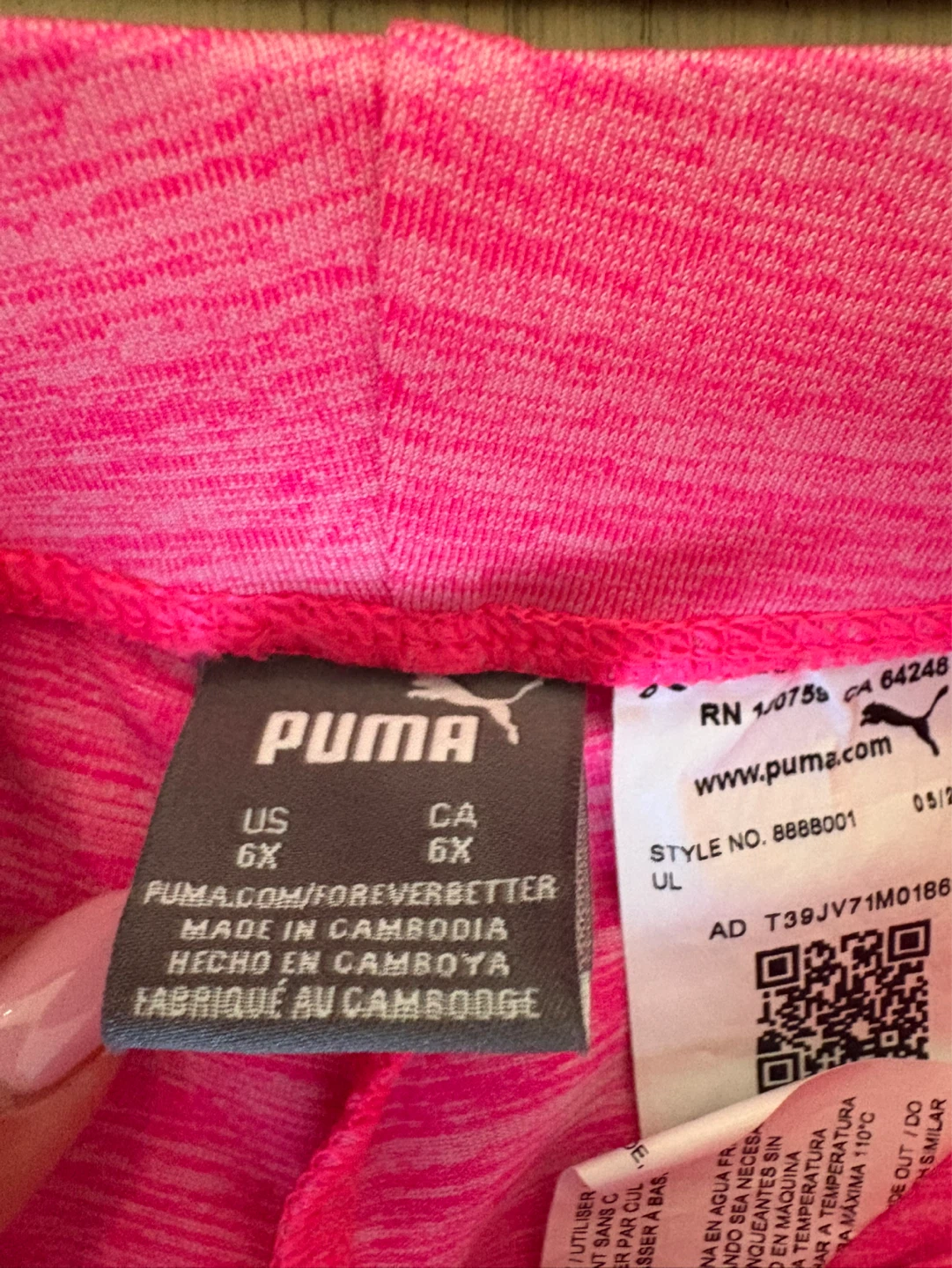 Puma Kids Hoodie and Leggings Set - Size 6X - photo 2