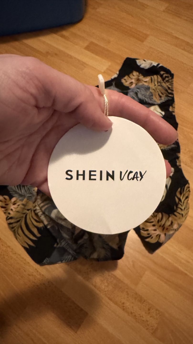 SHEIN Curve Tropical Print Off-the-Shoulder Dress 1XL - photo 2