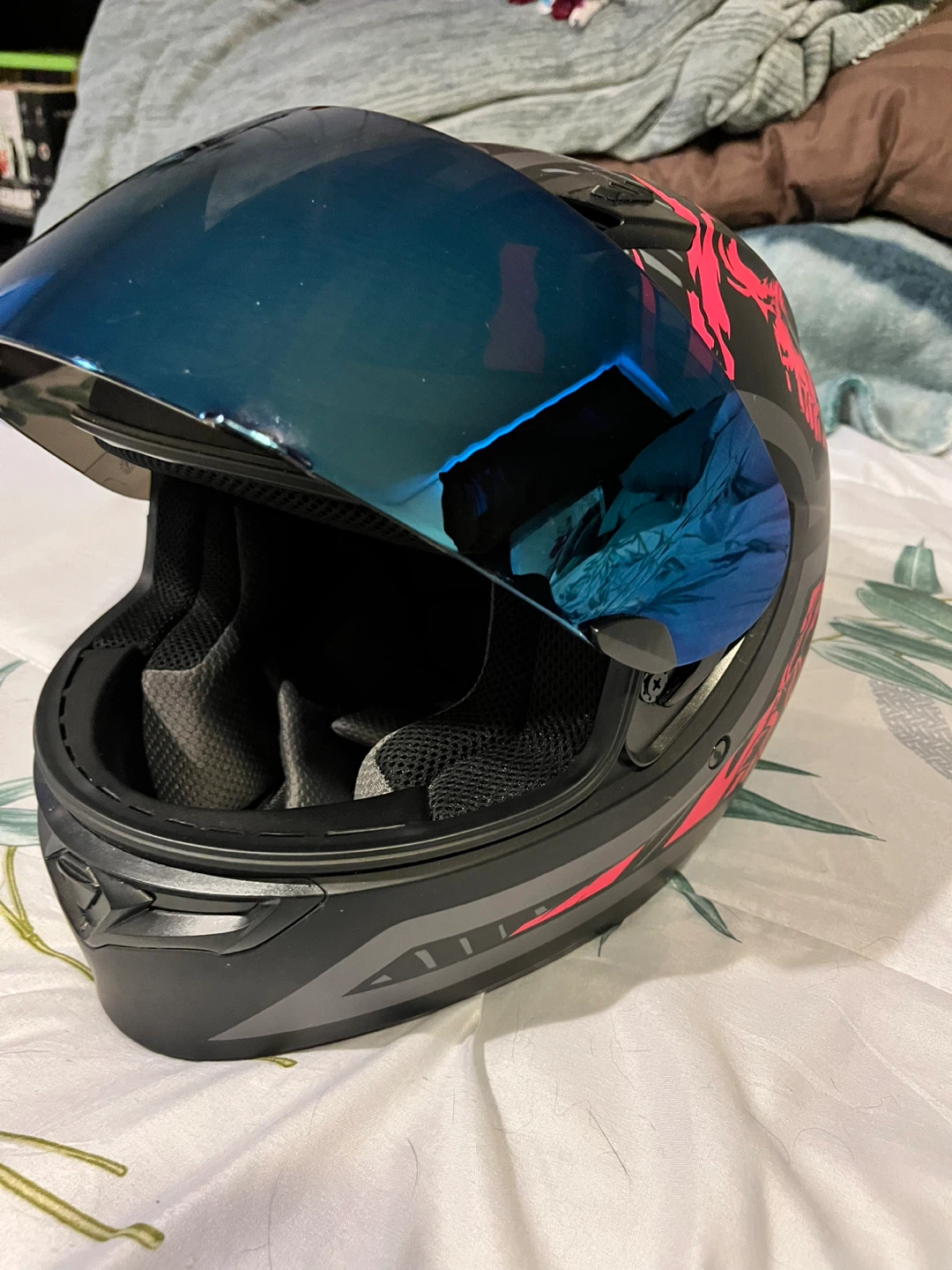 Bell Motorcycle Helmet - Matte Black/Red Graphic - photo 4