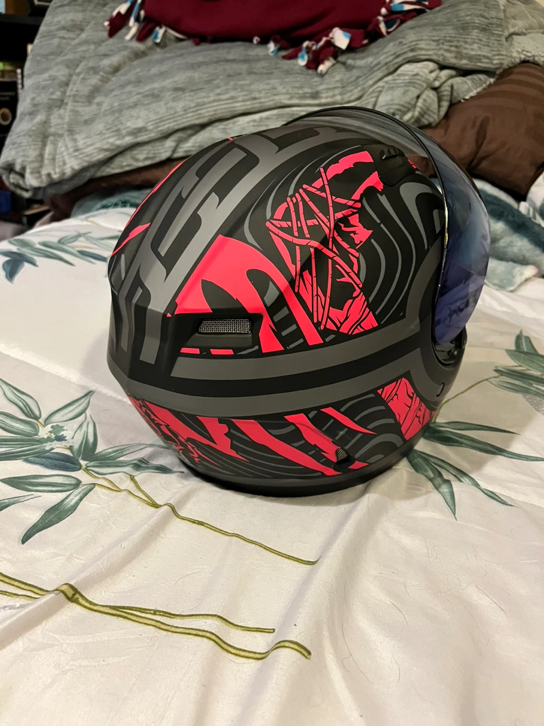 Bell Motorcycle Helmet - Matte Black/Red Graphic - photo 2