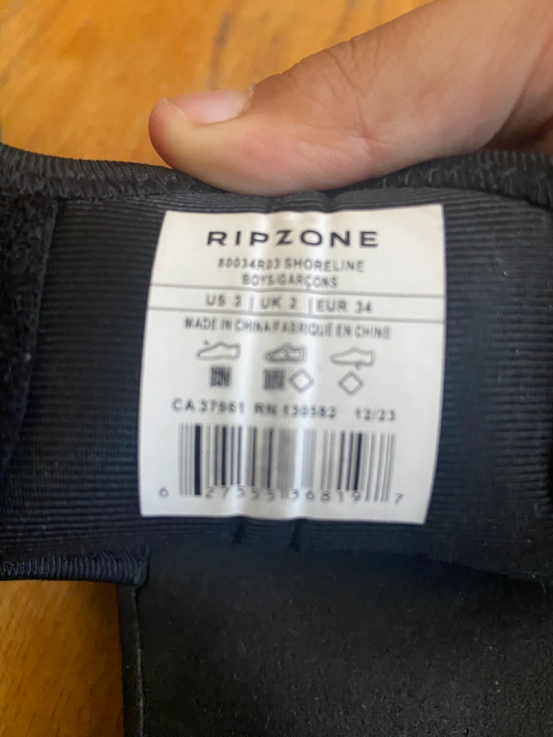 Ripzone Boys Shoreline Water Shoes - Size 3 - photo 2