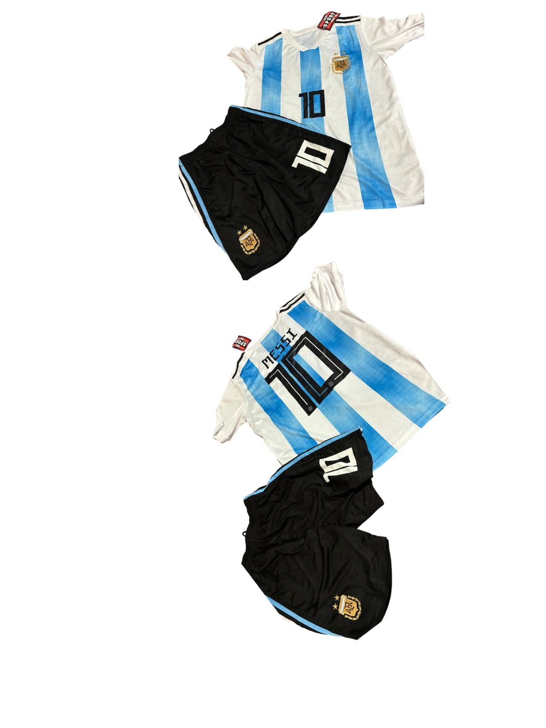set -  Messi Soccer Jersey and Shorts Set