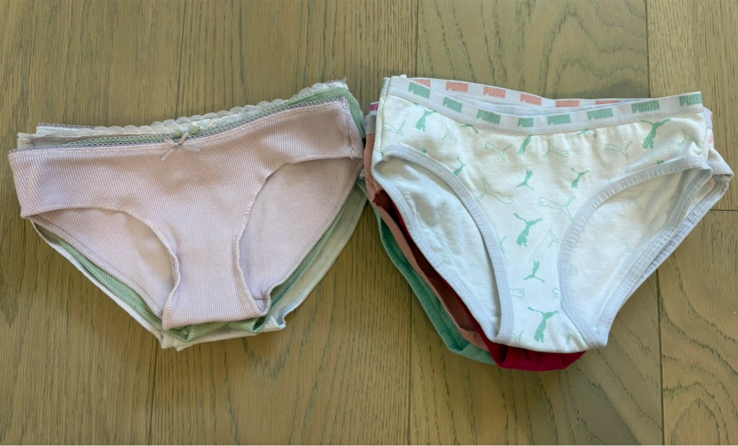Puma and Zara Girls' Underwear - Size S / 6-7