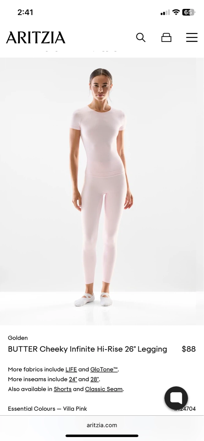 Tna.Action Butter Cheeky Leggings - Size M