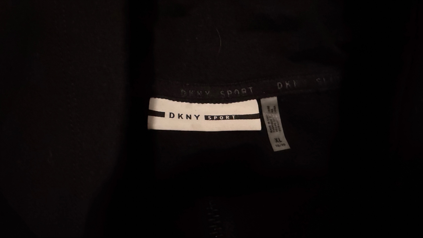 DKNY Sport Black Zip-Up Jacket w/ Eeflective Logo - photo 5