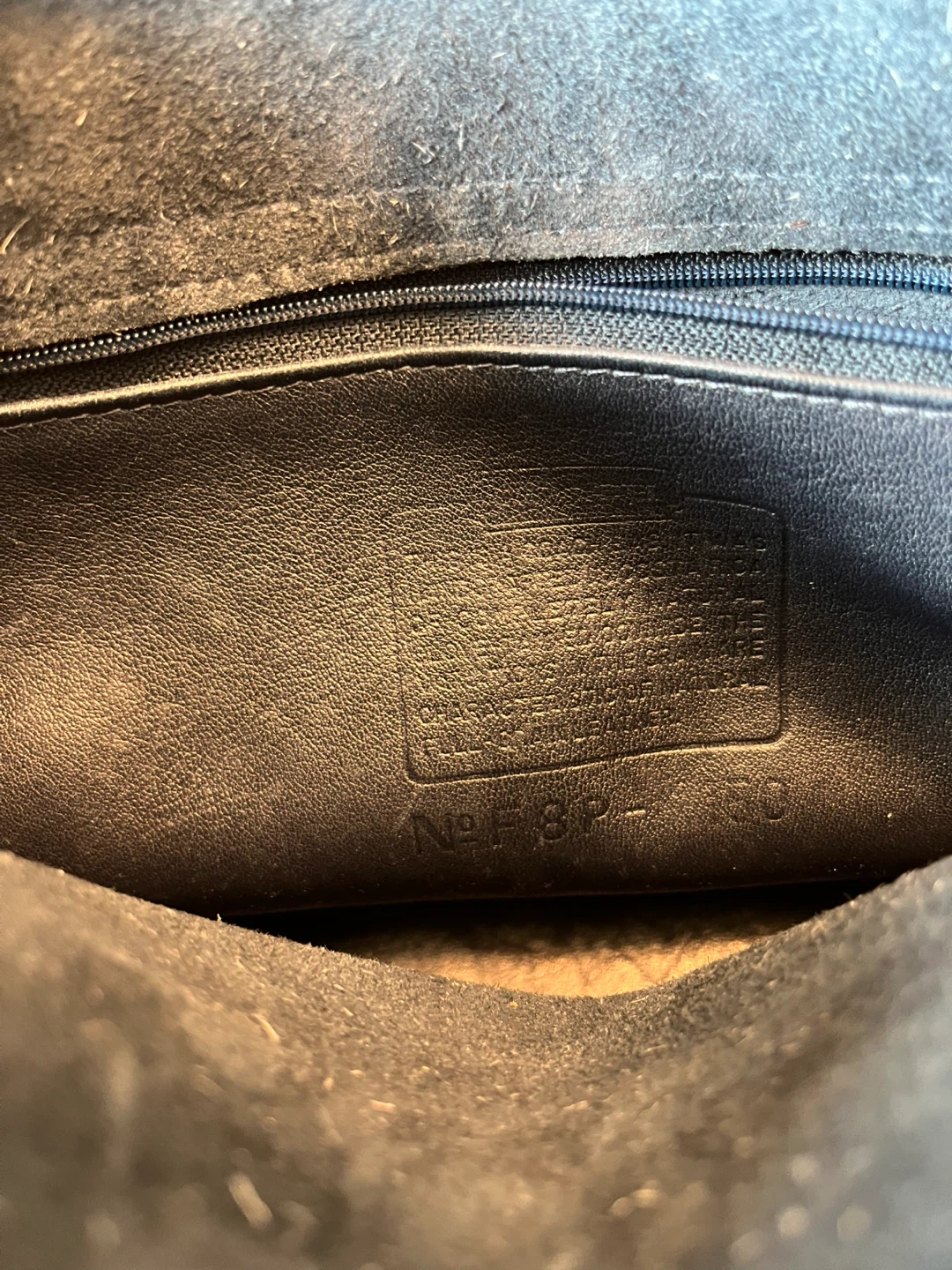 Coach Blue Leather Saddle Bag Vintage - photo 3