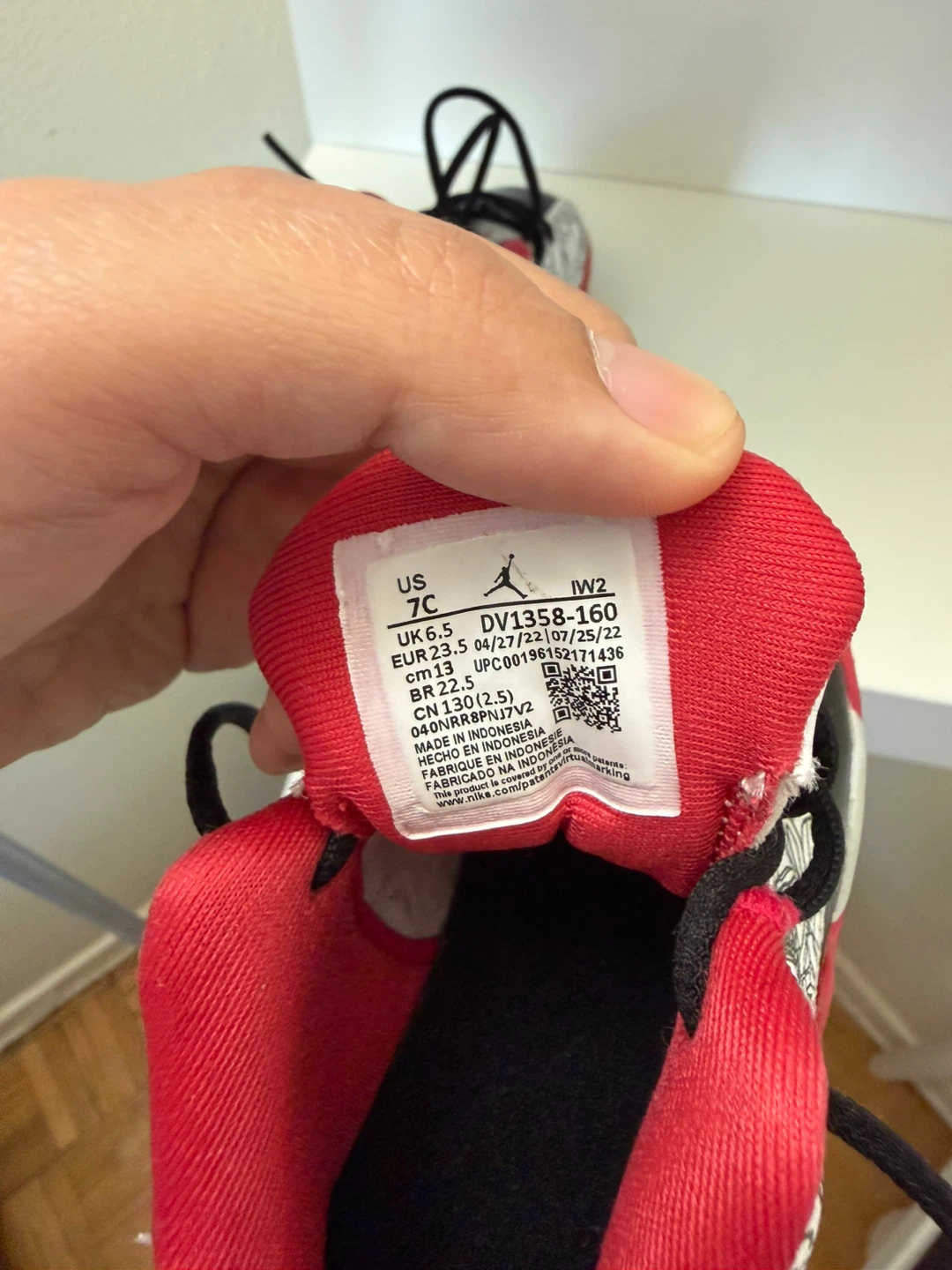 Air Jordan Dub Zero TD 'Varsity Red' - photo 5