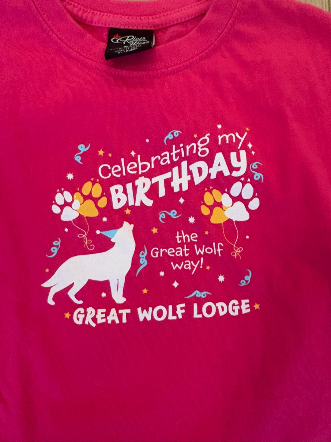 Great Wolf Lodge Birthday T-Shirt Size 6X - photo 3