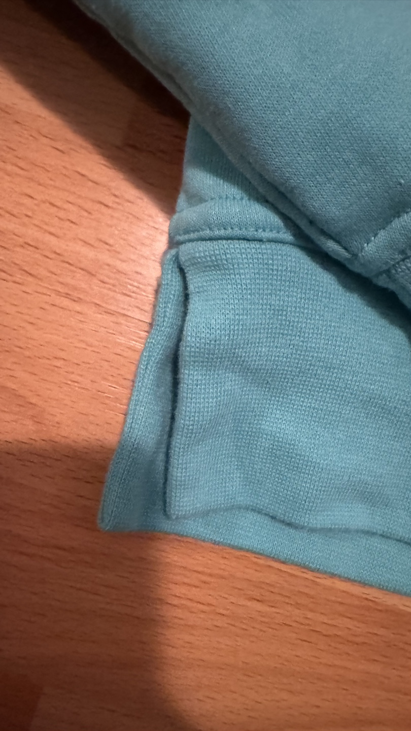 Joe Fresh Active Teal Collared Sweatshirt - Medium - photo 2