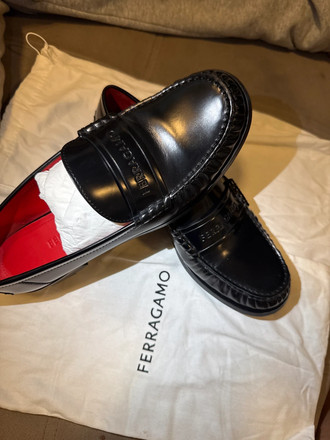 Salvatore Ferragamo Black Leather Loafers - photo 4