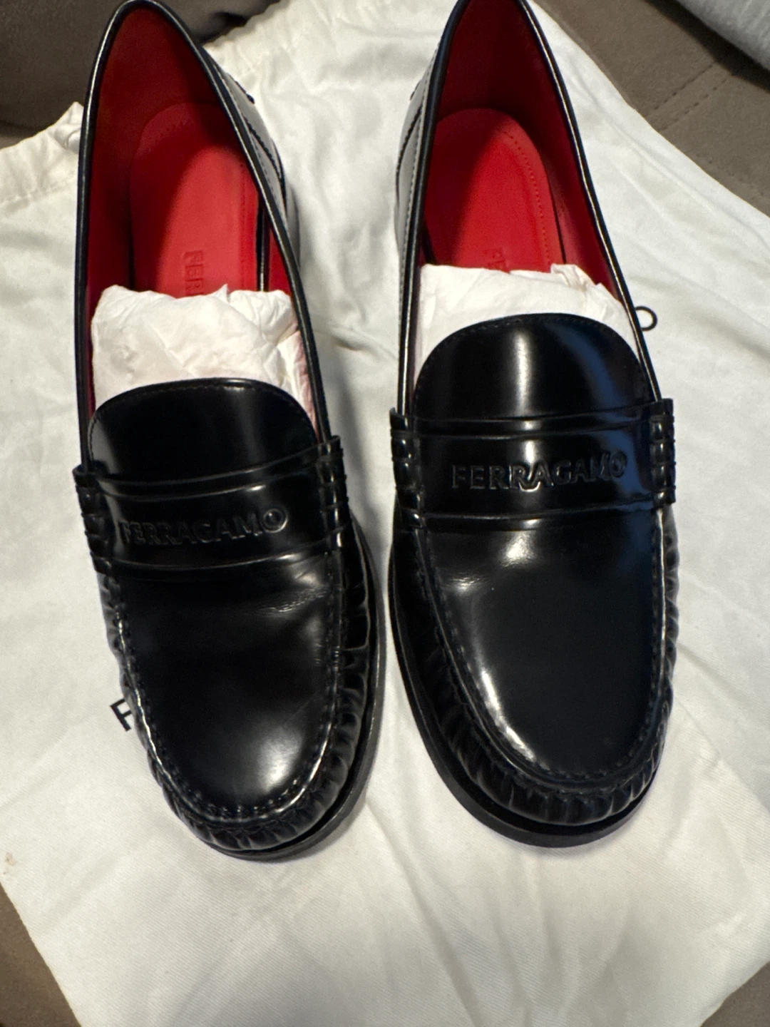 Salvatore Ferragamo Black Leather Loafers - photo 2