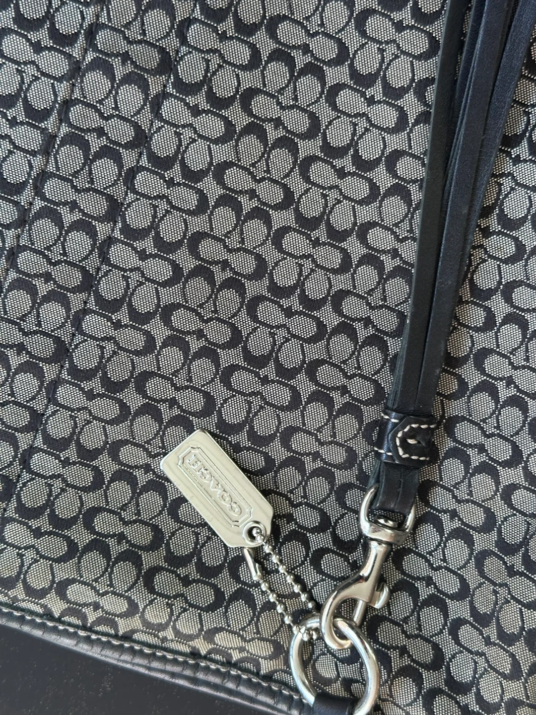 Coach Signature Canvas & Leather Shoulder Bag - photo 3