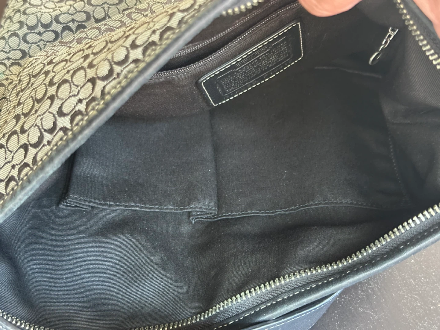 Coach Signature Canvas & Leather Shoulder Bag - photo 4