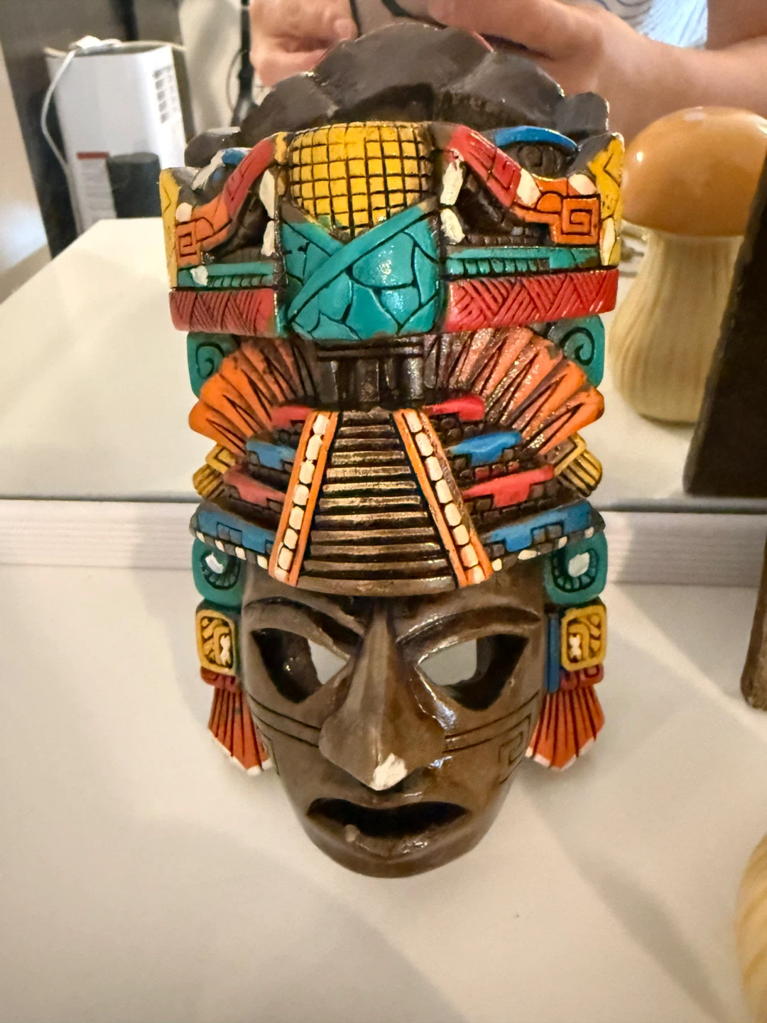 Assorted Mexican & Crystal Decor Items