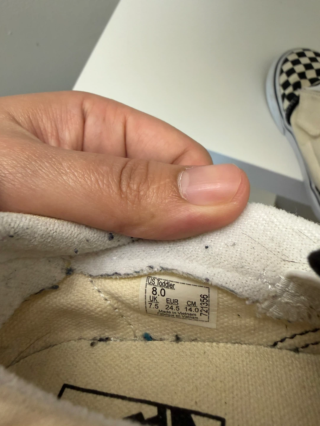 Vans Toddler Slip-On Checkerboard Shoes - photo 4