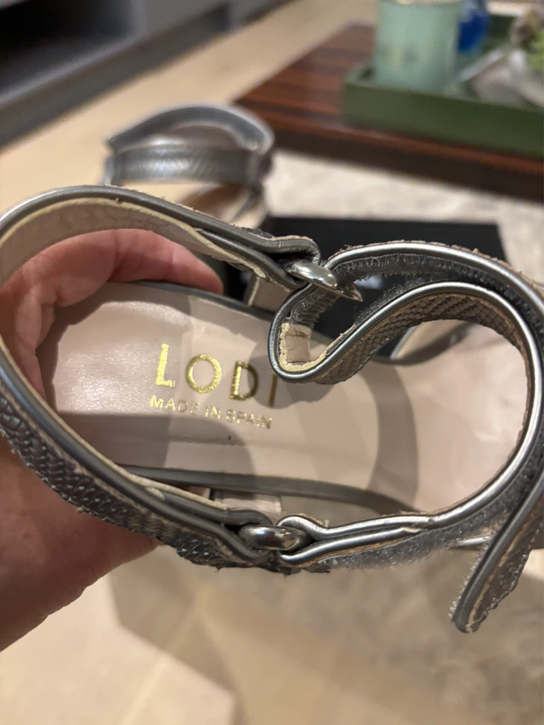 Lodi Silver Metallic Heels/Made in Spain - photo 5