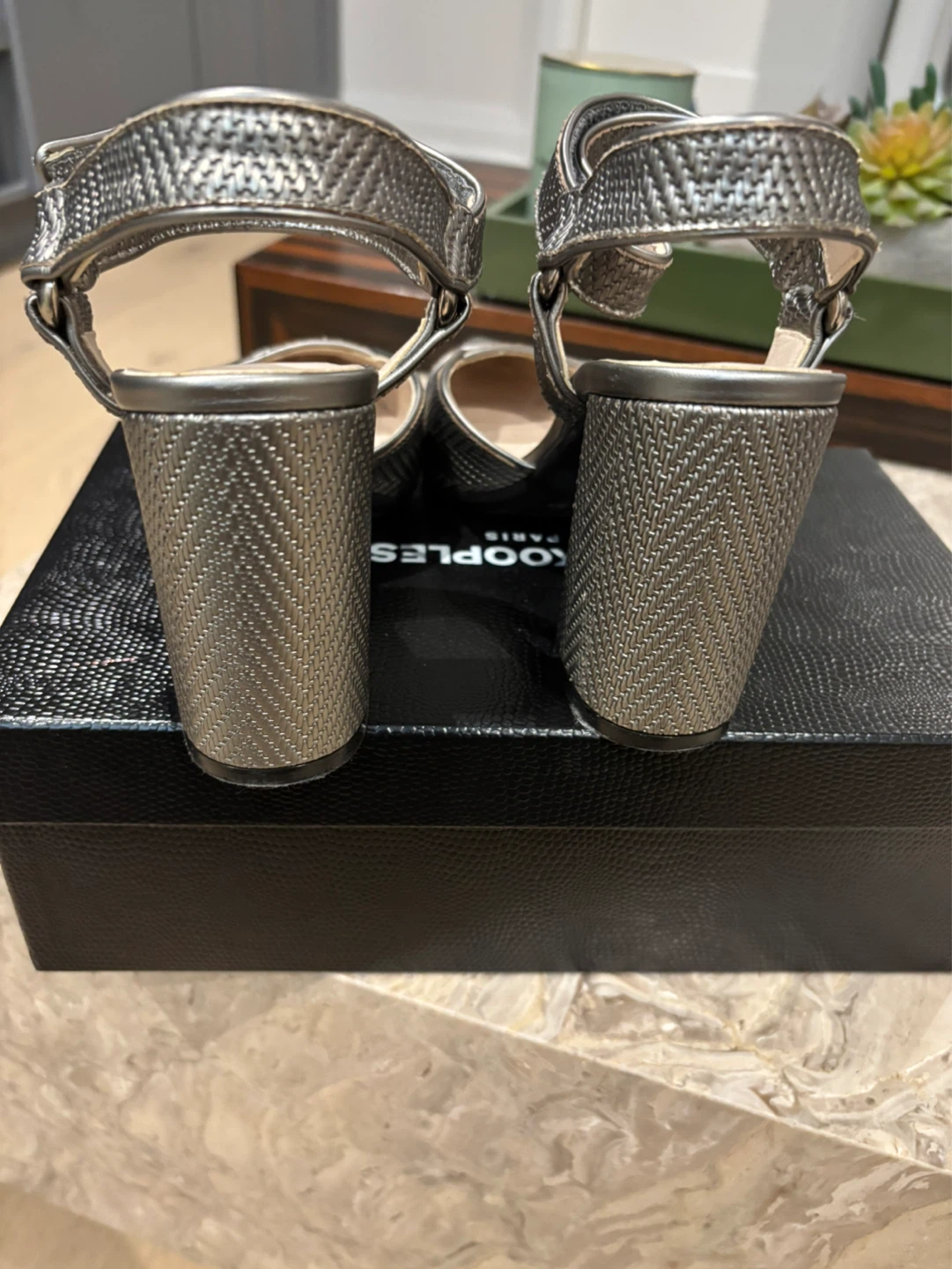 Lodi Silver Metallic Heels/Made in Spain - photo 2