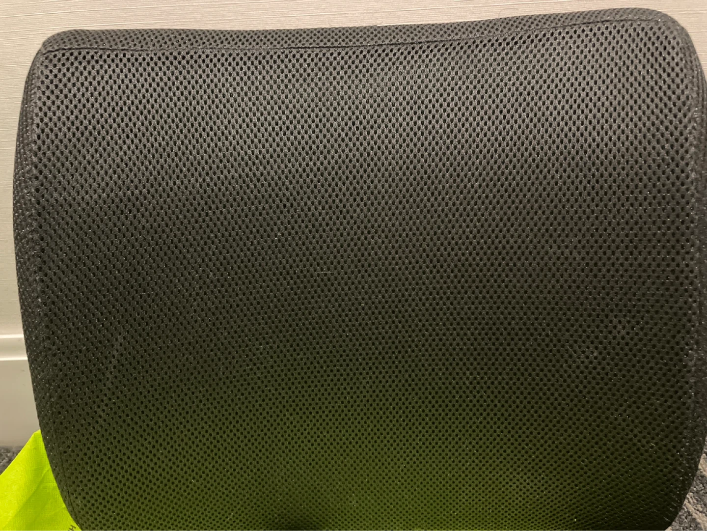 Black Memory Foam Lumbar Support Pillow with Straps - photo 4