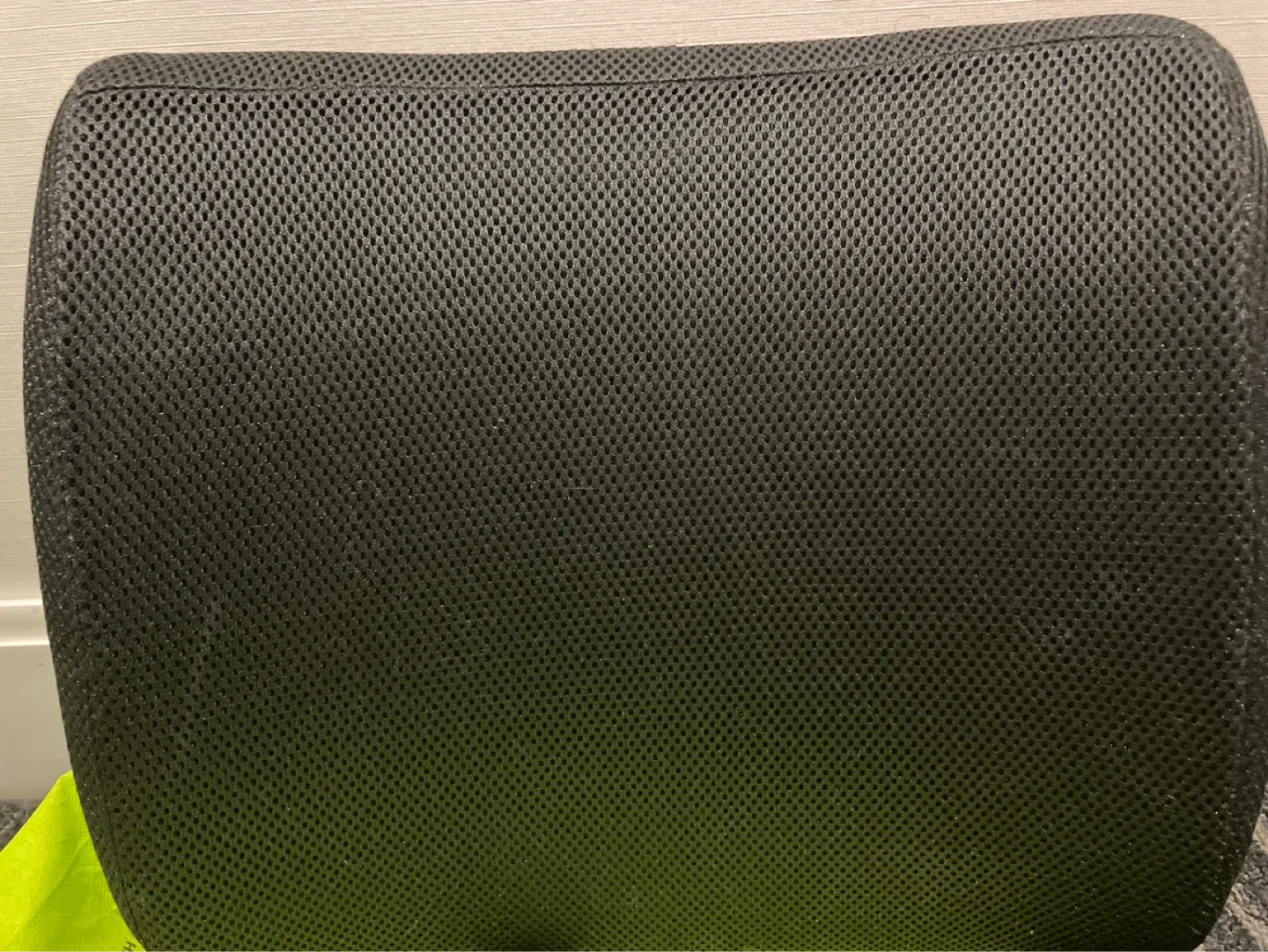 Black Memory Foam Lumbar Support Pillow with Straps - photo 4