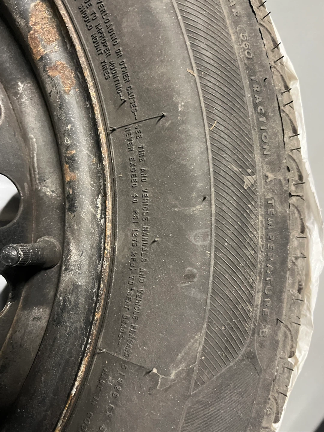 Firestone All Season Tires + Steel Rims (Set of 4) $200 - photo 3